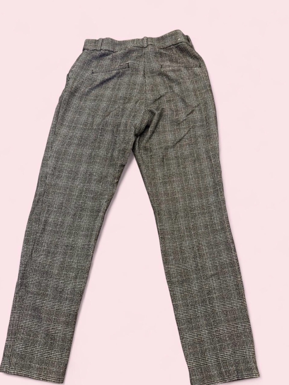 H&M Gray Plaid Trousers